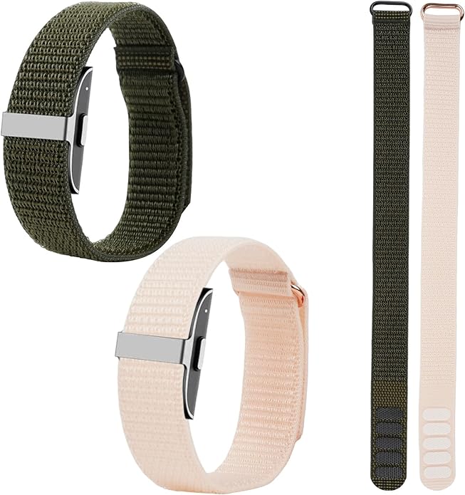 Nylon Loop Replacement Strap Compatible with Hume Health Band, Soft Breathable Adjustable Sport Wristband for Fitness Tracker, Women & Men