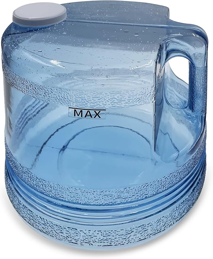 xcivi 1 Gallon/ 4L Distiller Water Container, Replacement Collection Bottle, Portable Plastic Gallon Pot Canteen, Compatible with Megahome and Other Countertop Water Distillers