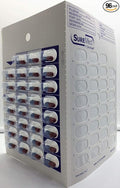 96 Cards 96 Blisters for 31 Day Monthly Cold Seal Vac Pack Pill Storage, Summer Camps, Pharmacists, Cargivers (96)