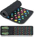 AQQHSAIN Foot Massage Mat Foot Acupressure Mat Acupressure Foot Pad for Relax Body Reflexology Walk Stone Foot Massage Mat for Long Sitting Elderly Students and Office Workers