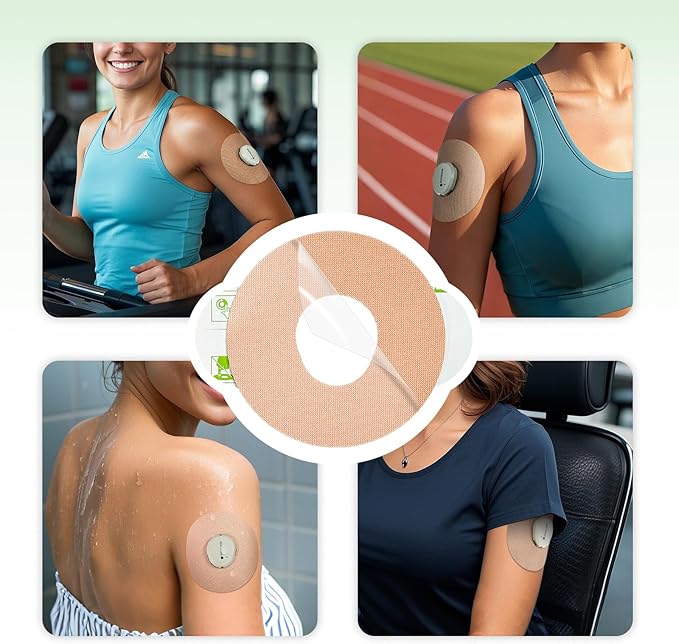 Onida Dexcom G7 Adhesive Patches 10PCS Over Patches for Dexcom G7 & Stelo CGM,Pre-Cut Adhesive Overpatches Waterproof, Continuous Glucose Monitor Sensor Cover