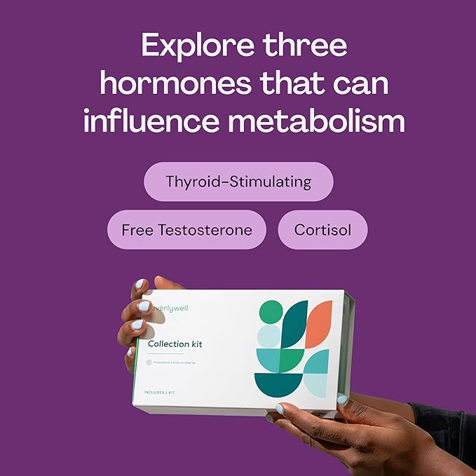 Everlywell At-Home Metabolism Test Collection Kit for Women and Men, Get Accurate Results at Home from a CLIA-Certified Lab Within Days, for Ages 18 Plus