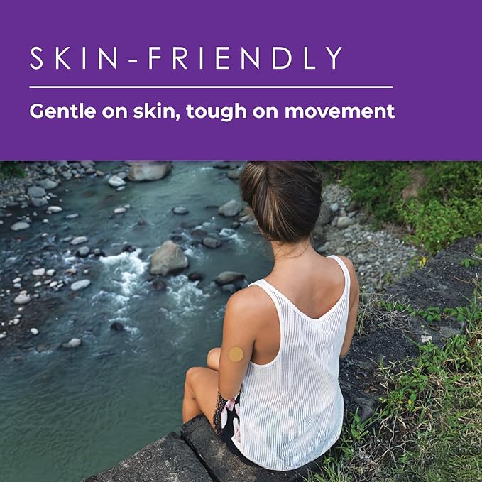 CGM Overpatch | Freestyle Libre 3 | Tan Full Coverage Design| 25-Count | Waterproof Adhesive | Anti-Fray | Easy Application & Removal | Made in USA | Sensor Protection