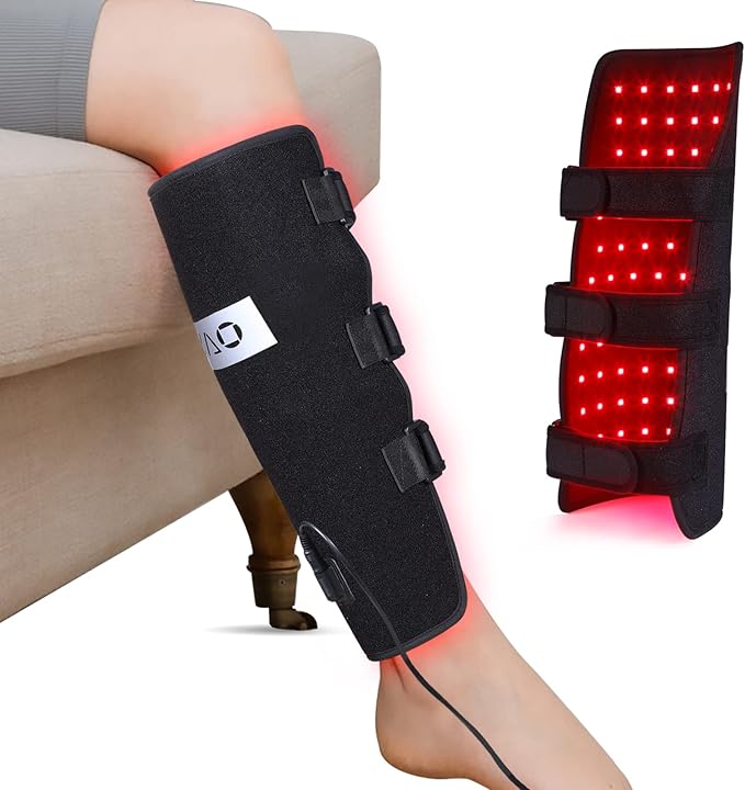 DGXINJUN Red Light Therapy Device for Body Calf Arm Pain Relief Near Infrared Light Therapy 850nm LED Muscle Wrap for Leg Home Use Nerve Damage Deep Penetrating Heals