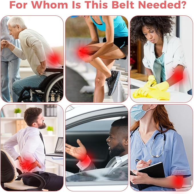 Upgrade Red Light Therapy for Body - Infrared Red Lights Belt 660nm & 850nm Infra LEDs Light for Body Back Knee Hands Waist Relax, Birthday Christmas Gift for Women Men Mom Father Lover
