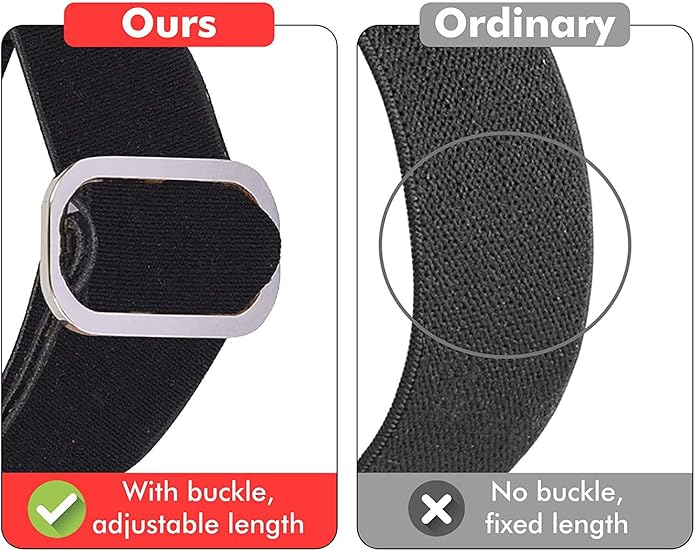 Lamshaw Compatible for Embr Wave 2 Band, 18mm Stretch Elastics Nylon Adjustable Replacement Strap Accessories Compatible for Embr Wave 2 Thermal Wristband