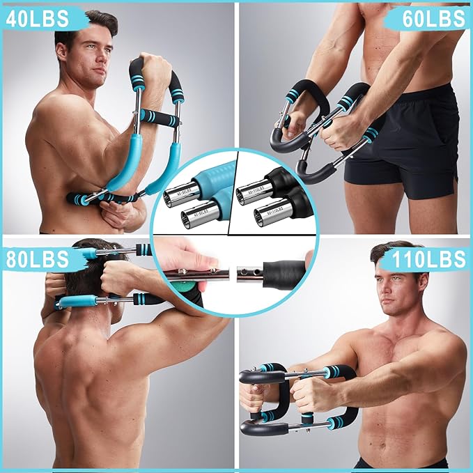 HOTWAVE Twister Arm Trainer, Chest Workout Equipment Exerciser for Men, Adjustable Arm and Chest Twister Trainer for Women - Portable Home Strength Training Fitness Equipment for Upper Body Muscle