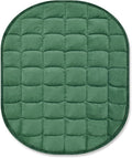 TONGDADA Weighted Lap Blanket 7lbs for Adult,Perfect for Relaxation, Lounging, Napping, Sleeping & Travel,Luxury Minky Weighted Body Blanket,Weighted Throw Blanket-Dark Green Minky, 29" x 24"