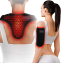 Red Light Therapy Neck and Shoulder Pad,Tap C Charging with 2000 mAh Battery, 660nm&850nm Red Light pad