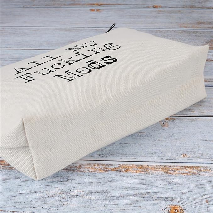 Medication Bag Travel Pill Organiser | Compact Cosmetic First Aid Kit, Perfect Health Gift, Small Cotton Pouch For Meds (Style A)