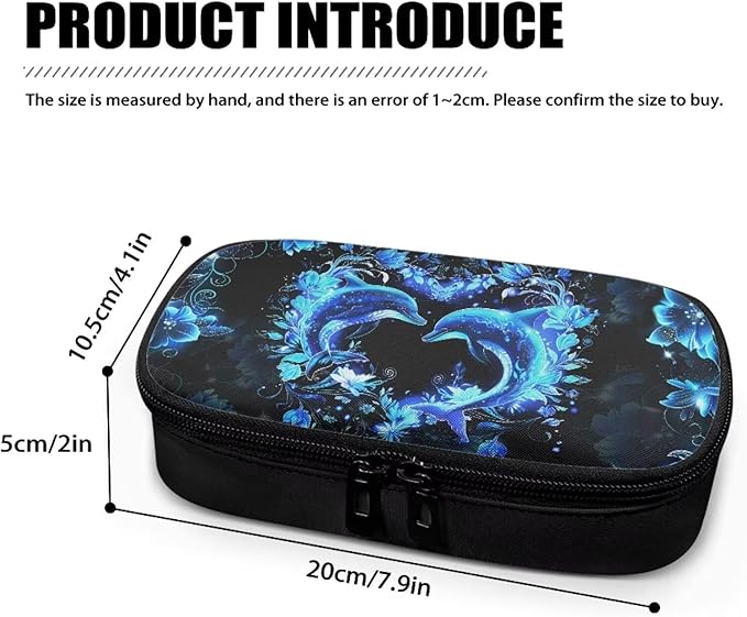 Dolphin Floral Portable Insulin Cooler Travel Case, Insulated Diabetic Bag, Medication Cooler Bag for Insulin Pens and Blood Glucose Monitor Supplies, Easyto Use