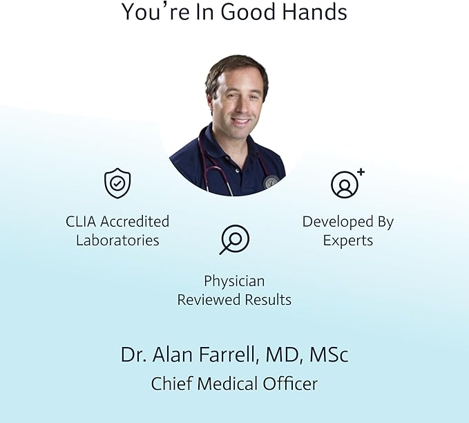 Pancreatic Function Test | 2-in-1 at-Home Test | Amylase | Lipase | Cap & CLIA Accredited Testing | Not Testable in NY & RI