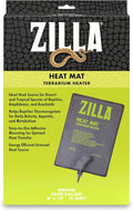 Zilla Heat Mat, Terrarium Heater for Reptiles, Snakes (Ball Pythons, Corn Snakes), Leopard Geckos, Tortoises, Amphibians and Arachnids, Medium, Fits 30-40 Gallon, 16 Watt