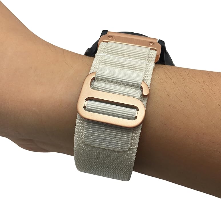 Custom Fit by Wrist Size, Small & Large Wrists, for Garmin Nylon Watch Band –– Compatible with QuickFit 20mm / 22mm / 26mm, Fenix 7, Instinct 2X, Forerunner, Epix, Tactix, MARQ, quatix, Approach