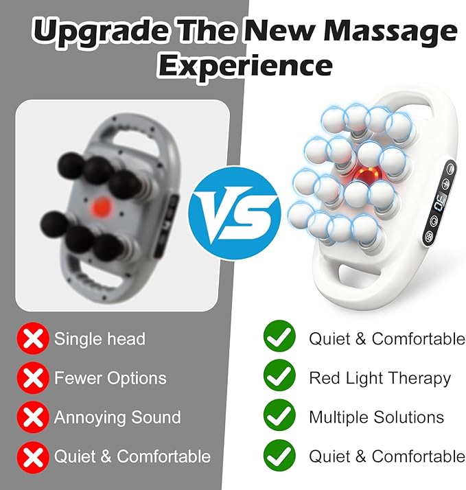 PakaLife 16-Drive 8-Head Massage Gun Set,Gift for Husband,Professional Massage Gun Deep Tissue with Cupping Kit for Massage Therapy, Back Massager for Pain Relief Deep Tissue (Black)