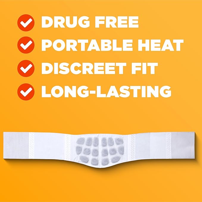 ThermaCare Advanced Back & Hip HeatWraps - Long-Lasting, Disposable Heat Therapy for Lower Back Pain, Muscle Soreness, & Herniated Discs - Drug-Free (S-M, Pack of 3)