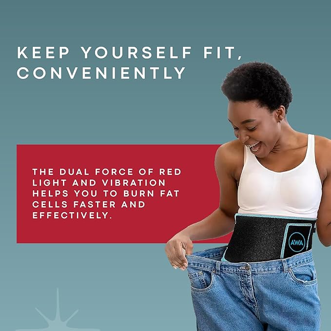 Red Light Therapy for Body – Infrared Heating Pad with 105 LEDs – Wearable Red Light Therapy Belt for Relaxation, Recovery & Comfort – Infrared Light Therapy Device,