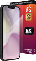 ZAGG Glass Elite Screen Protector for Apple iPhone 17e/ 16e/ 14/13/ 13 Pro - Advanced Impact and Scratch Protection, Anti-Fingerprint Technology, InvisibleShield, Easy to Install