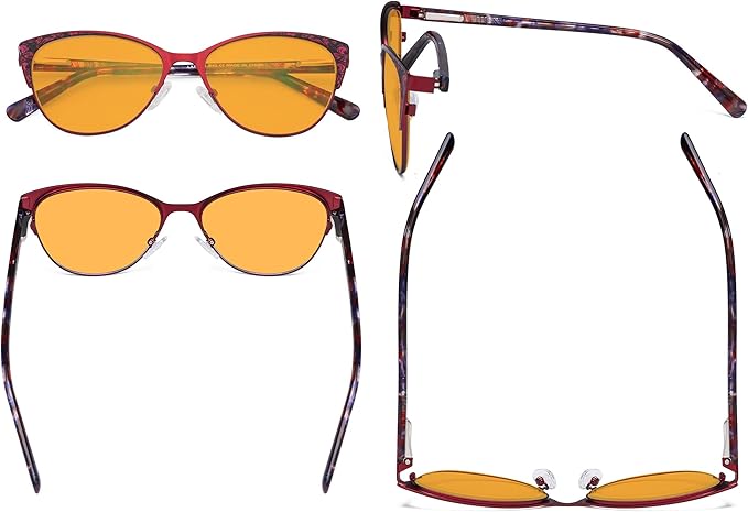 Eyekepper Oversize Ladies Butterfly Design Blue Light Glasses -Computer Screen Eyegalsses Women