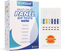 6 Panel Federal Multi-Drug Urine Test Kit, Federal 5 Urine Drug Test with Fentanyl (1 ng/mL), Cocaine, Amphetamines, Opiates, PCP & THC Tests for Home Use, Fast Results Multi-Panel Dip Tests at Home