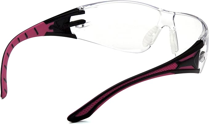 Pyramex Endeavor Plus Safety Glass Black/Gray Frame With Foam Padding Clear H2MAX Anti-fog Lens