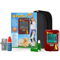 PetTest Beginner Glucose Monitoring Kit for Dogs & Cats, Diabetic Pet Blood Sugar Check Gear, Includes Classic Meter, 25 Test Strips, 25 Safety Lancets, Soft Carrying Case, and More