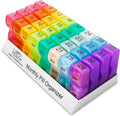 Monthly Pill Organizer - Am/Pm Daily Pill Organizer 32 Compartments for Each Day, Pill Dispenser and Dispenser Caddy that Helps You Organize Your Life, Perfect for Supplements and Medication by MEDca