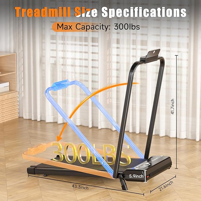 Treadmill with Auto Incline,12-Level Incline Walking Pad Treadmill with Handle Bar,3.0HP Quiet Under Desk 350 lbs Weight Capacity 2 in 1 Foldable Treadmills Walking LED Display for Home Office Gym