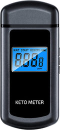 Breath Ketosis Meter Professional-Grade Ketone Breath Tester Portable Rechargeable Ketosis Breath Analyzer for Ketogenic Testing with 10 Reusable Mouthpiece
