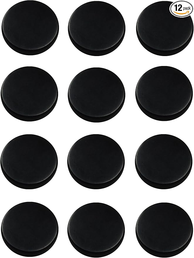 12 pcs Authentic Shungite Stickers Polished 40 mm / 1.57" Genuine Healing Energy Stone Protection Plate for Cell Phone Case Tablet Laptop Computer Noble Gemstone Protector Crystal