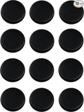 12 pcs Authentic Shungite Stickers Polished 40 mm / 1.57" Genuine Healing Energy Stone Protection Plate for Cell Phone Case Tablet Laptop Computer Noble Gemstone Protector Crystal