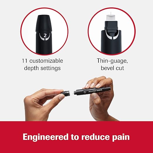 Accu-Chek Softclix Diabetes Lancing Device and 110 Softclix Lancets for Diabetic Blood Glucose Testing (Packaging May Vary)