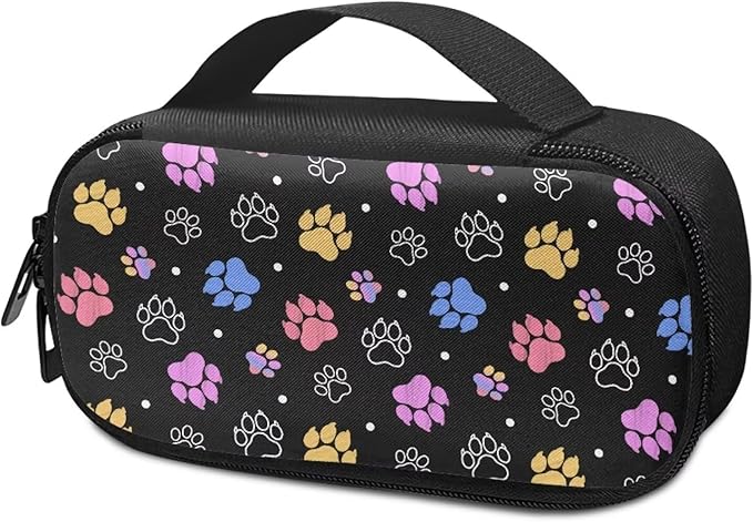 Dog Paws Insulin Pen Cooler Travel Case Diabetic Medication Insulated Cool Organizer for Insulin Pen and Other Diabetic Supplies Easy to Use and Clean