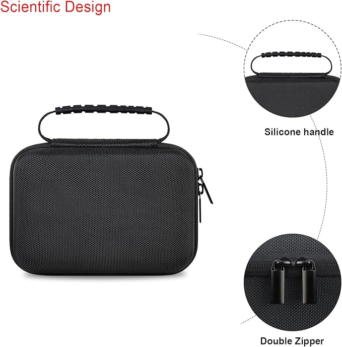Elonbo Carrying Case for OMRON Evolv Bluetooth Wireless Upper Arm Blood Pressure Monitor, for OMRON Evolv BP7000 Portable One-Piece BP Monitor Storage Holder, Black