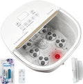 Collapasible Foot Spa Bath Massager with Heat, Pedicure Foot Spa with Bubbles/Timer/Temperature Control, Feet Soak Tub for Home, Office, Relaxation and Stress Relief, Gift for Men and Women