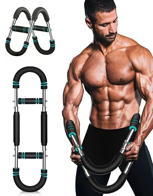 Twister Arm Trainer, 40-100lb Adjustable Chest Workout, Portable Resistance Power Twister for Home & Travel
