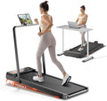 Walking Pad,Treadmill with Incline for Home Office, 2.5HP Portable Under Desk Treadmill with 265 Lbs Capacity,Remote Control, Led Display