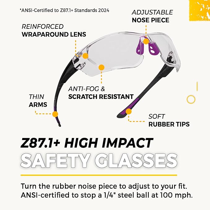 TradeSmart High-Performance Earmuffs for Shooting Range & Shooting Eye Protection Glasses + Firearm Confidence Course