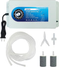 Ozone Generator with Timer for Cold Plunge and Hot Tubs, Portable SPA Ozonator with Air Stones, 2000MG/H High Output Multipurpose Ozone Machine(Include Check Valve and Y-Tee)
