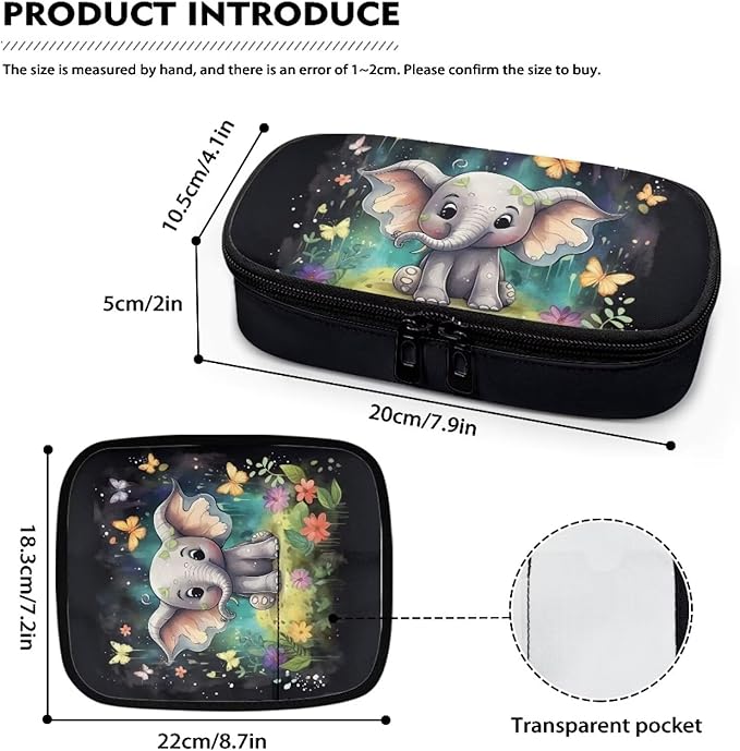 Butterfly Elephant Insulin Cooler Travel Case Handy Medication Insulated Diabetic Carrying Cooling Bag for Insulin Pen and Diabetic Supplies