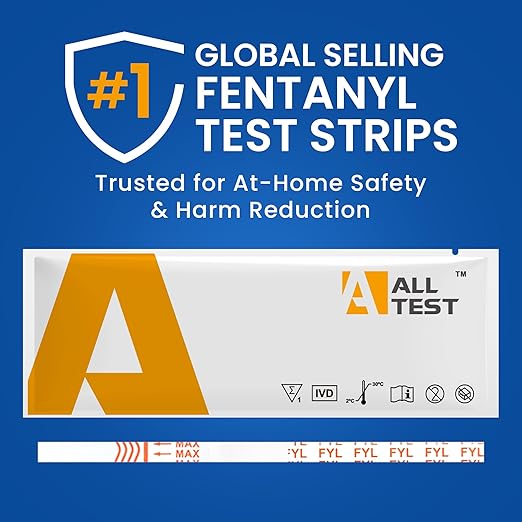 Fentanyl Test Kit – Fentanyl Test Strips for Powder and Liquid, Easy to Use Rapid Fent Test Strips for Safety, Reliable Fentanyl Drug Test Strip for Accurate Results, Fentanyl Testing Strips -10 Pack