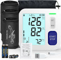 Blood Pressure Machine Upper Arm, 3 Size Cuffs Included, Small 7"-9", Medium 9"-17" and Extra Large XL Cuff 13"-21", Accurate Automatic Digital BP Monitor Home Use, Large Backlit LCD, 3 Users