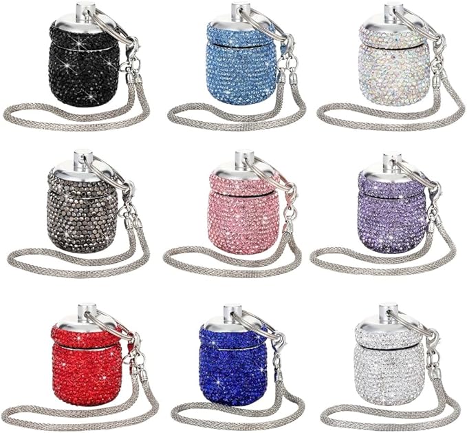 Portable Weekly Pilling Organizers Waterproof Aluminum Alloy Storage Case with 7 Compartments for and