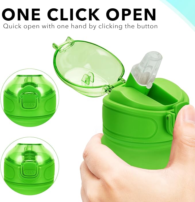 Enerbone 32 oz Water Bottle with Times to Drink and Straw, Motivational Drinking Water Bottles with Carrying Strap, Leakproof BPA & Toxic Free, Ensure You Drink Enough Water for Fitness Gym Outdoor