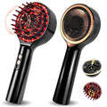 3 in 1 Scalp Massager Hair - 360° Hair Oil Applicator Electric Scalp Massager IPX7 Waterproof for Home & Travel (Black)