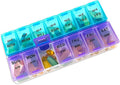 MEDca Weekly Pill Organizer, Twice-a-Day, 1 Pill Organizer Extra Large
