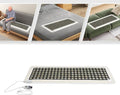 20 x 59 Inch Infrared Heating Pads for Full Back, 138 Pieces Natural Jade Electric Heating Pad for Back Neck Shoulder Fast Pain Relief (White)