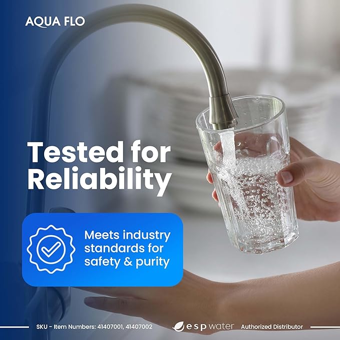 Aqua Flo Platinum QCRO RO Filter Replacement Kit – Improves Taste by Reducing Chlorine & Odors, Cost-Effective Filtration, Membrane Sold Separately