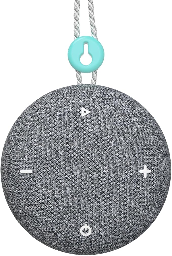 SNOOZ Go 2 Portable White Noise Sound Machine |12 Soothing Sounds | 3-in-1 Bluetooth Speaker & Night Light | Rechargeable Travel Sleep Aid for Adults, Kids | Baby Registry | Bedroom Essential