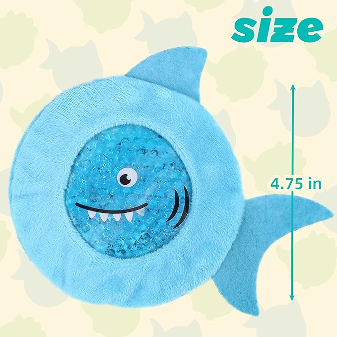 LotFancy Kids Ice Packs for Boo Boos, 3 Pack, Reusable Hot Cold Packs with Cute Plush Sleeves, Small Round Gel Pads for Injuries, Headache, Fever, Wisdom Teeth, Pain Relief, 4.75”